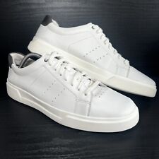 Vince Men’s Brady Designer Fashion Sneakers Sz 11 M White Leather Tennis Shoe