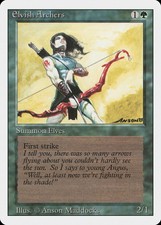 Elvish Archers Revised HEAVILY PLD Green Rare MAGIC THE GATHERING CARD ABUGames