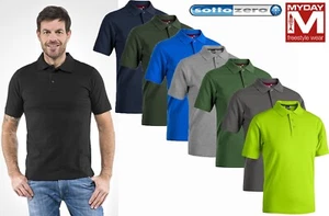 Sommer Arbeits Polo Halbarm Herren Sottozero Mayday 100% Baumwolle Piqué SC - Bild 1 von 12