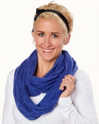 Bufandas infinitas para mujer Celeste de mezcla de cachemir, varios colores Foto 1 de 4