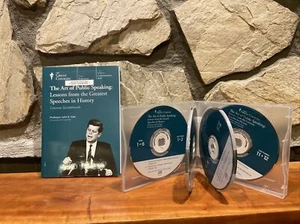 The Great Courses The Art of Public Speaking 2 CD & Guidebook Speech Fear Audio - Picture 1 of 5