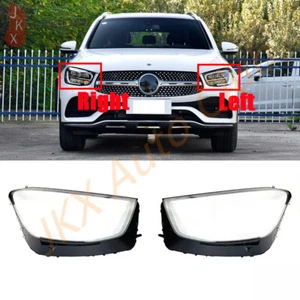 For Mercedes W253 GLC 2020-22 p Right&Left Front Headlight Lens Shell  - Picture 1 of 11