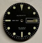 DIAL FOR ETA 2836-2  26mm DIVER AUTOMATIC BLACK VINTAGE SWISS MADE