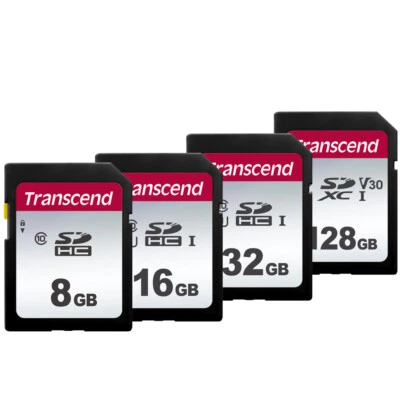 Transcend SDXC / SDHC 8GB, 16GB, 32GB, 128GB, Memory Card - Image 1 of 2
