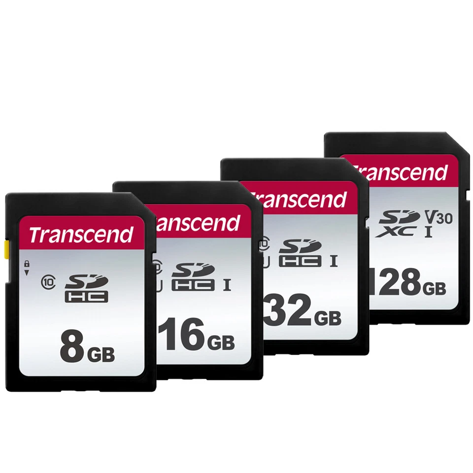 Transcend SDXC / SDHC 8GB, 16GB, 32GB, 128GB, Memory Card - Image 1 of 2