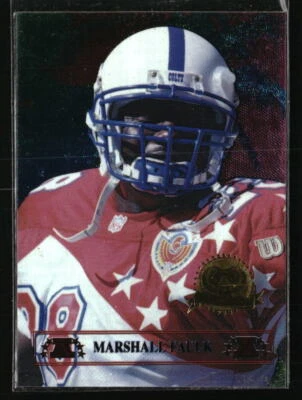 Marshall Faulk 1996 Collector's Edge President's Reserve #19 FOOTBALL Card - Image 1 of 2