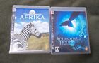 Ps3 Aquanaut's Holiday & Afrika Set Sony Playstation 3 From Japan Tested