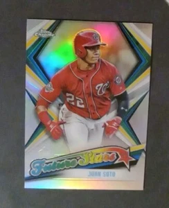2019 Topps Chrome Juan Soto Future Stars Insert - Picture 1 of 4