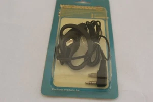 DM2 KENWOOD EXTENSION EARPHONE HEADSET TWO-PIN 2.5 3.5MM LAPELLE MICROPHONE #526 - Picture 1 of 4