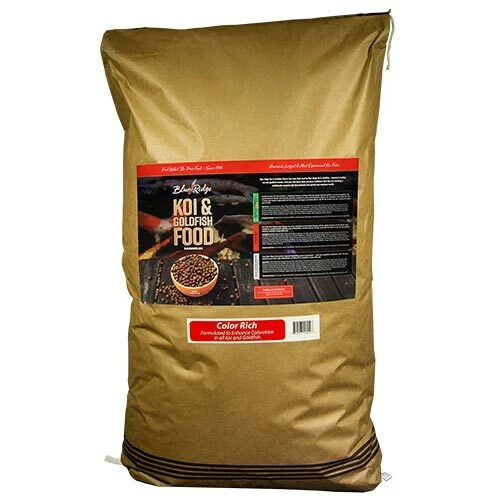 Blue Ridge Color Rich Koi & Goldfish Pond Fish Food 50 lb.