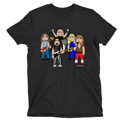 Kids Quality Cotton T-Shirt VIPwees High On Maiden Heavy Metal Music Guitar Gift - Image 1 of 3