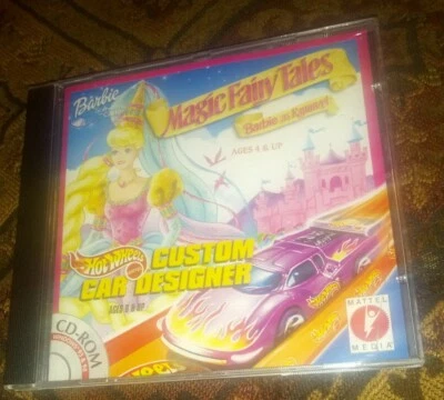Barbie as Rapunzel Magic Fairy Tales & Hot Wheels Custom Car Designer PC 1999  - Image 1 of 3