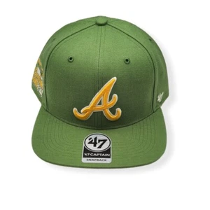 '47 Atlanta Braves Captain Sure Shot Under Coop 2000 ASG Adjustable Snapback Hat - Picture 1 of 6