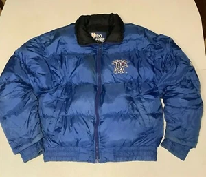 Vintage Kentucky Wildcats Pro Player Jacket NFL Puffer DOWN Coat Men's Size M - Picture 1 of 11