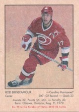 2002-03 Parkhurst Retro #99 ROD TOAST'AMOUR - Carolina Hurricanes