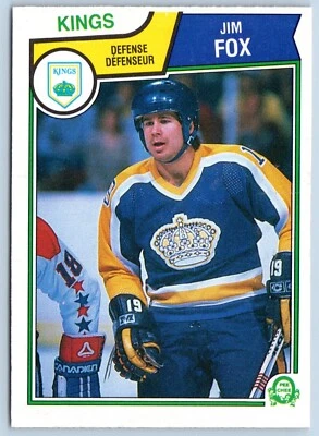 JIM FOX 1983-84 O-PEE-CHEE 83-84 NO 154 NRMINT+         28148 - Image 1 of 2