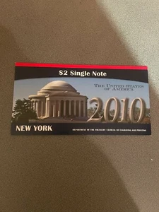 2010 $2.00 Single Note from New York (B) - Picture 1 of 3