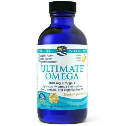 Nordic Naturals Ultimate Omega Líquido - Limón 2940 Omega 3 Aceite de Pescado, 4 OZ FRESCO Foto 1 de 1