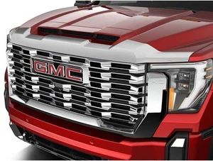 Husky Liners Aeroskin Hood Protector Fits 2009-2018 Ram 1500 Sport, 1 pc Chrome - Picture 1 of 11