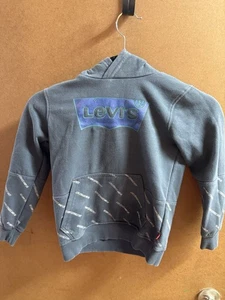 Boys Levi’s B925-C6W Blue Hoodie Size 6 - Picture 1 of 6