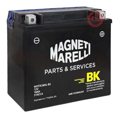 Battery Marelli YTX20HL-BS Harley Davidson XLC Sportster Custom 1200 1997-2002 - Image 1 of 4