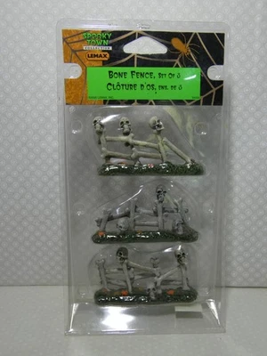 Lemax Bone Fence Set of 3 - Image 1 of 2