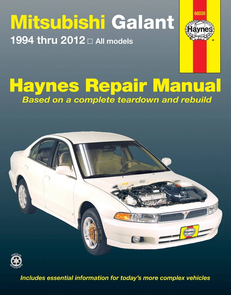 Manual de reparación de taller Mitsubishi Galant 1994 a 2012 libro Haynes Foto 1 de 1