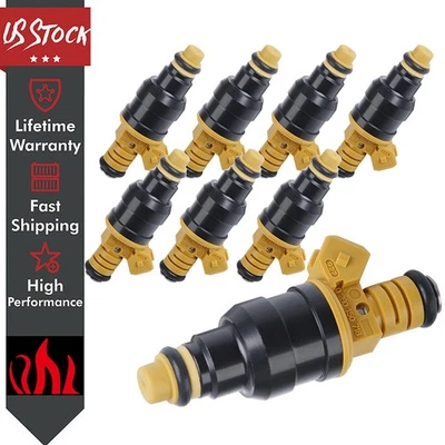 8X Fuel Injectors For Ford F150 F250 F350 4.6L 5.0L 5.4L 5.8L Chevrolet Camaro - Image 1 of 4