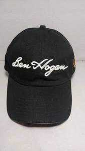 New Ben Hogan Golf Hat Blk W/Wht Embroidered Logo & Wht Trim Bill See Descrip. - Picture 1 of 12