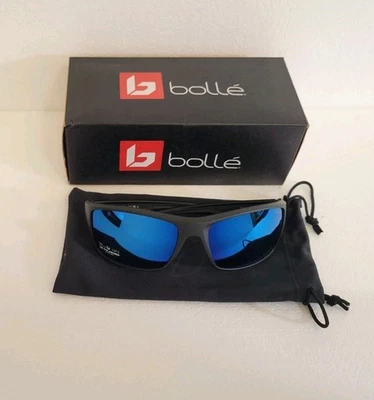 New Bolle Skyline Black Blue Polarized Sunglasses - Image 1 of 4