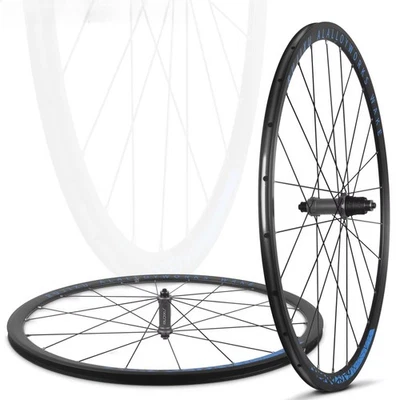 Road Bike 700C 30/35/42mm Height Wheelset with 54T Ratchet Straight Pull Hubs  - Image 1 of 4