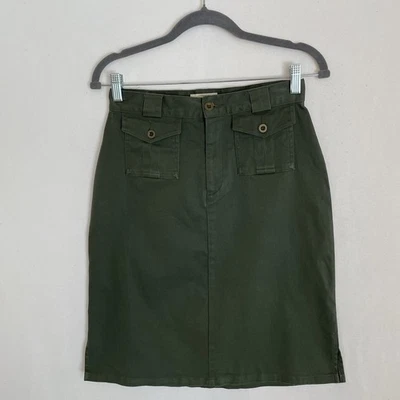 Falda utilitaria vintage ST. JOHN’S BAY para mujer talla 6 oliva Foto 1 de 3