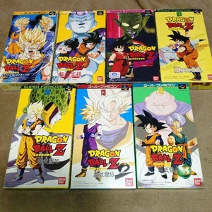 Super Famicom Dragon Ball Z software, Set of 7, Operation confirmed, Good "Used" - Picture 1 of 24