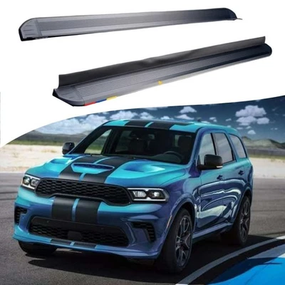 2 piezas estriberas peldaños laterales barras Nerf aptas para Dodge Durango 2011-2026 negro Foto 1 de 4