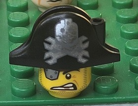 LEGO, Movie: Metalbeard HEAD + HAT ONLY, 3626pb1046, METALBEARD's DUEL, 2014