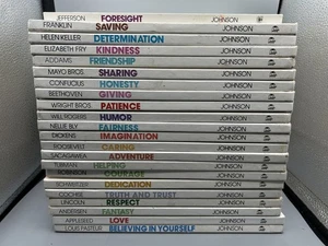 VTG Lot 22 ValueTales Books Large Size HC Spencer Johnson Homeschool Value Tales - Picture 1 of 3