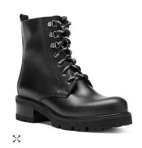 La canadienne boots Women’s Size 5 Clover Black Leather Combat Boots - Picture 1 of 6