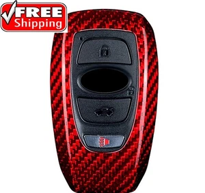 Genuine Carbon Fiber Key Fob Cover for Subaru Ascent BRZ Crosstrek Forester I... - Picture 1 of 8