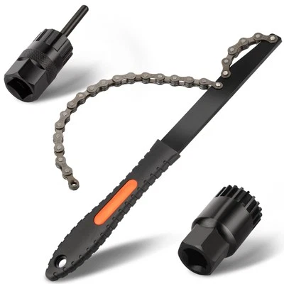 Homord Kit Attrezzi Bici, Chiave a Frusta con Bici Chiave Pacco Pignoni, Kit Cat