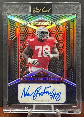 2022 Wild Card Alumination Nicholas Petit-Frere RC Auto /50 San Francisco 49ers - Image 1 of 2