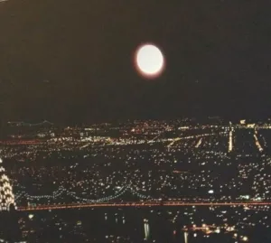 Art Print " New York At Night" 24 X 36. - Picture 1 of 1