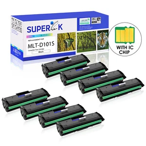 8PK MLT-D101S 101S Toner for Samsung ML-2160/ML-2161/ML-2162/ ML-2163/ML-2165 - Picture 1 of 24