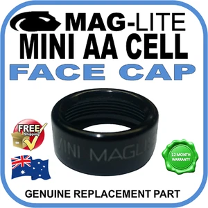 MAGLITE UPGRADE MINI AA FACE CAP INCANDESCENT FLASHLIGHT TORCH GENUINE PART AU - Picture 1 of 7