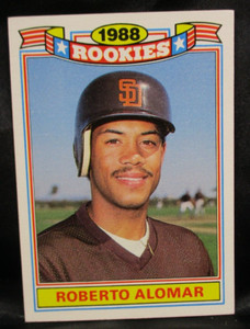 1989 Topps 1988 Rookies Roberto Alomar Baseball Card #1 of 22 (003)