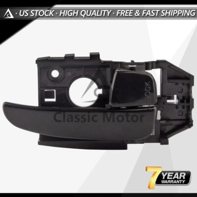 Manija de puerta para Toyota Tercel 1995 negra lisa lado del pasajero delantero interior Foto 1 de 4