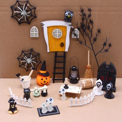 Dollhouse Miniature Halloween Theme Pumpkin Props Model Halloween Ornaments Toy - Image 1 of 4