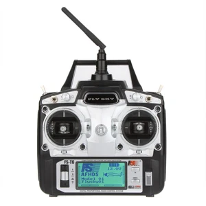 F14912 Flysky FS-T6 6CH 2.4G LCD Transmitter R6B Receiver Digital Radio System - Bild 1 von 7