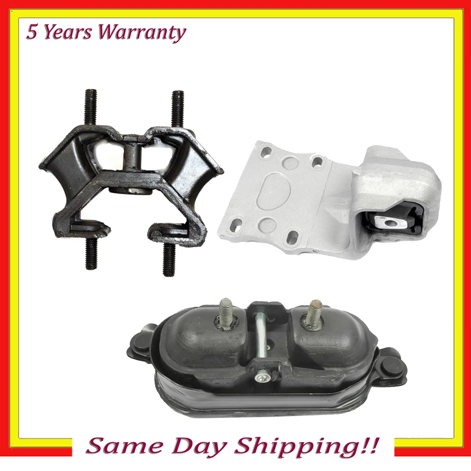 Juego de montaje de motor y transmisión 3 piezas para Pontiac Aztek Base 2001-2005 tracción delantera 3,4 L Foto 1 de 4