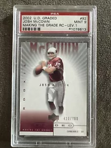 2002 Upper Deck Graded - Making the Grade #92 Josh McCown /700 (RC) - Picture 1 of 2
