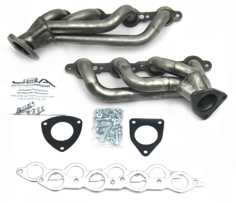JBA 03-06 GM For Truck 6.0L LS W/o EGR 1-5/8in Primary Raw 409SS Cat4Ward Header - Imagem 1 de 4